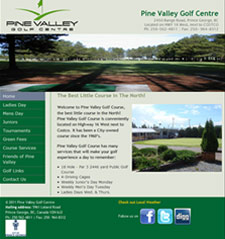 Snapshot of Pine Valley Golf Centre Site