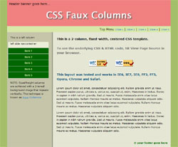 click to see a live demo faux columns