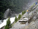 Steps up the Mist Trail